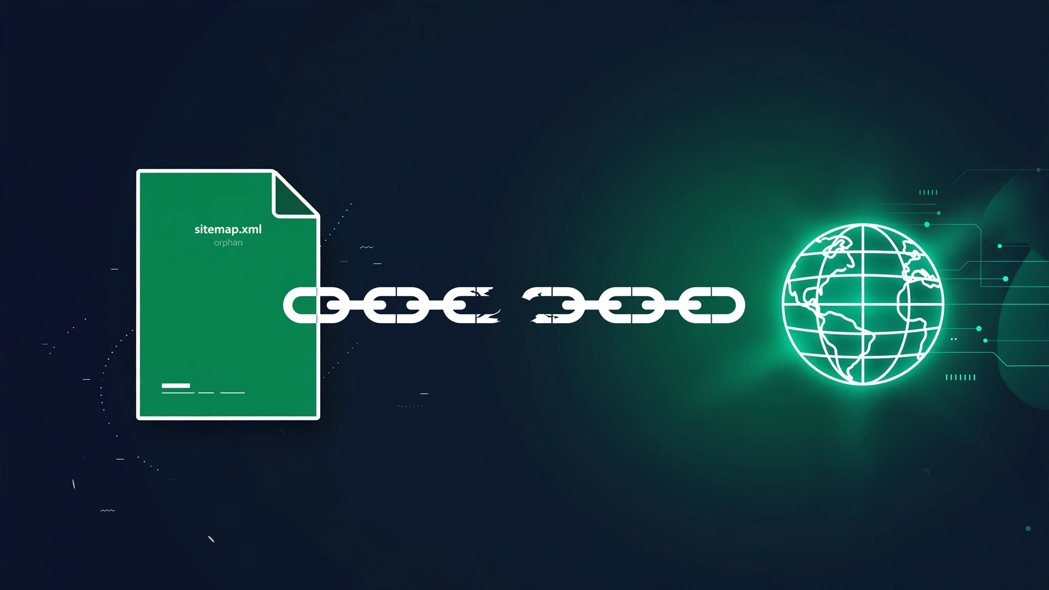Illustration of a sitemap file handed to a Googlebot crawler next to a robots.txt file