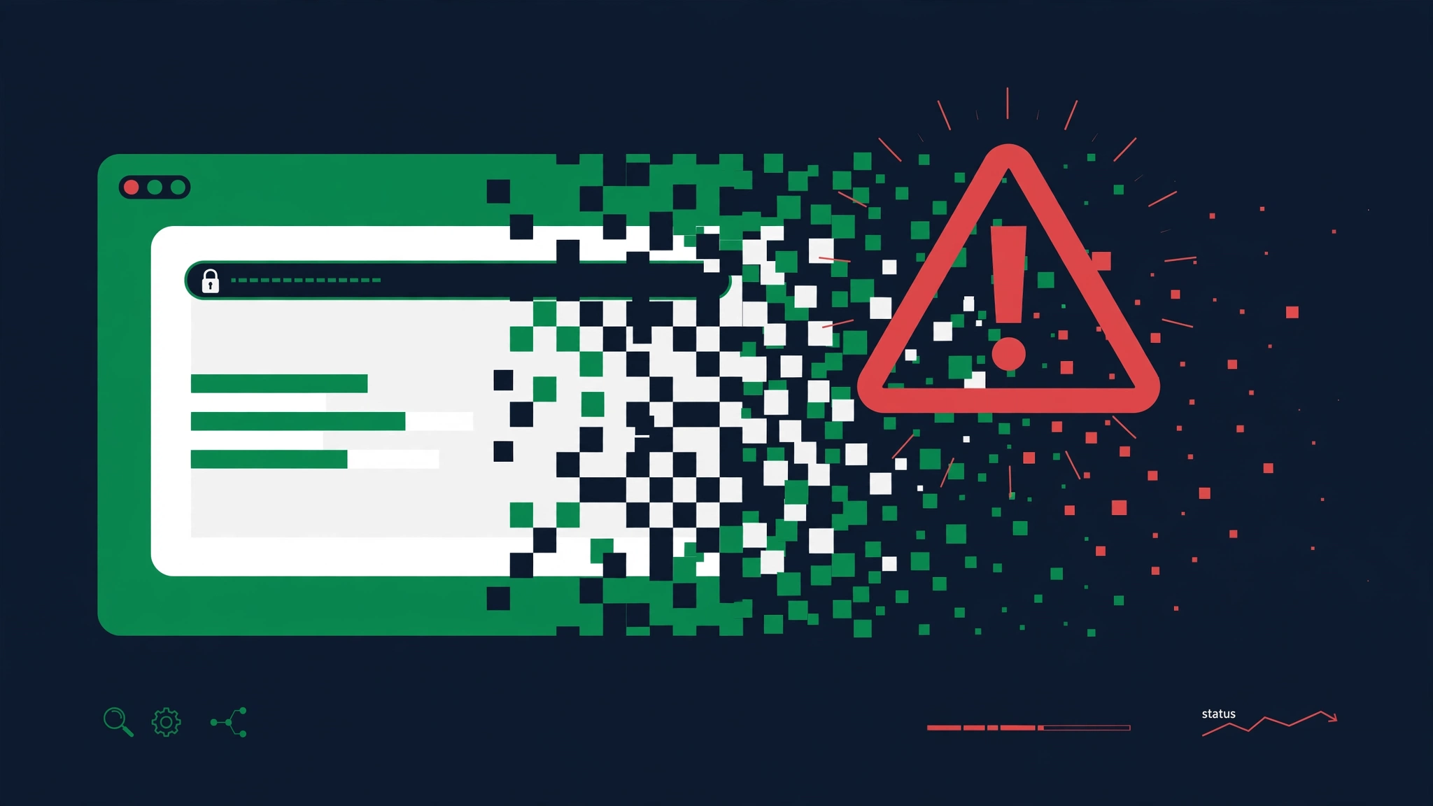 Warning illustration: Disallow slash blocking an entire website from Google